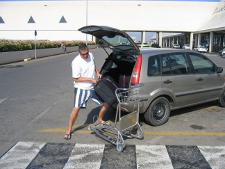 am Flughafen