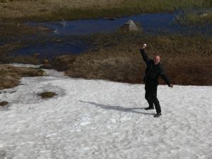 Rolf im Schnee
